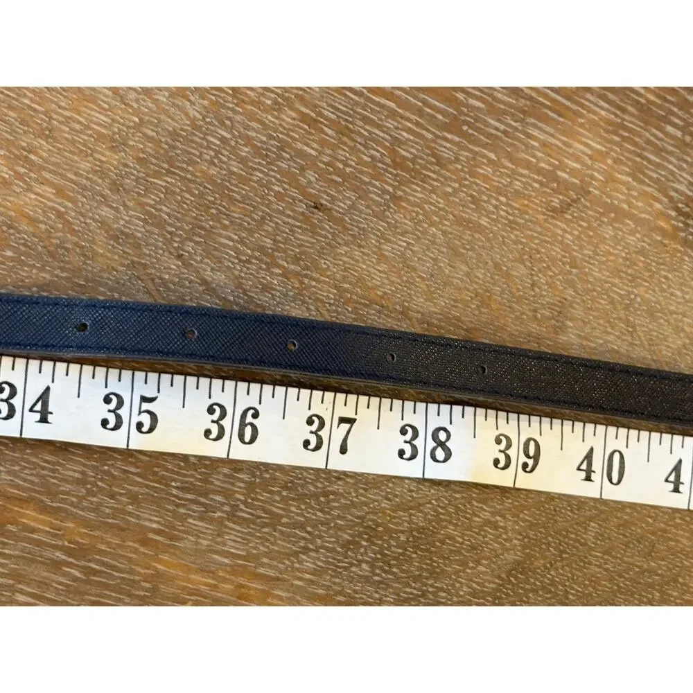BANANA REPUBLIC solid  Navy Skinny Belt Women size M